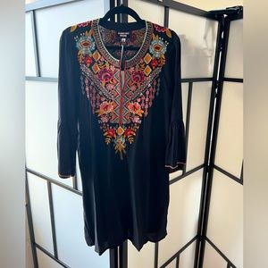 Johnny Was Clansy Flare SLV Tunic Dress